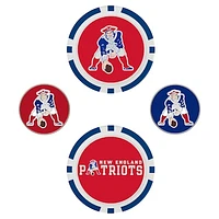 WinCraft New England Patriots 4-Pack Ball Markers Set