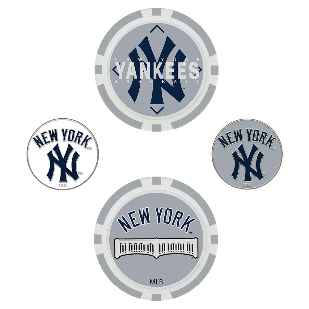 WinCraft New York Yankees 4-Pack Ball Markers Set