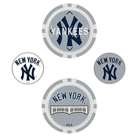 WinCraft New York Yankees 4-Pack Ball Markers Set