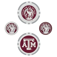 WinCraft Texas A&M Aggies 4-Pack Ball Markers Set