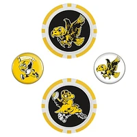 WinCraft Iowa Hawkeyes 4-Pack Ball Markers Set