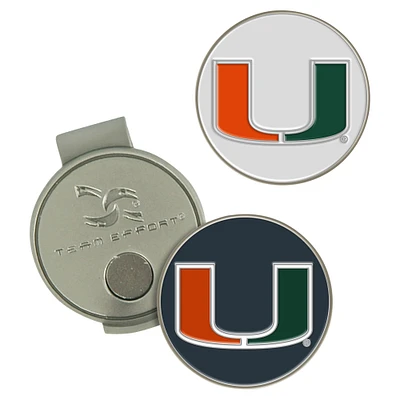 WinCraft Miami Hurricanes Hat Clip & Ball Marker Set