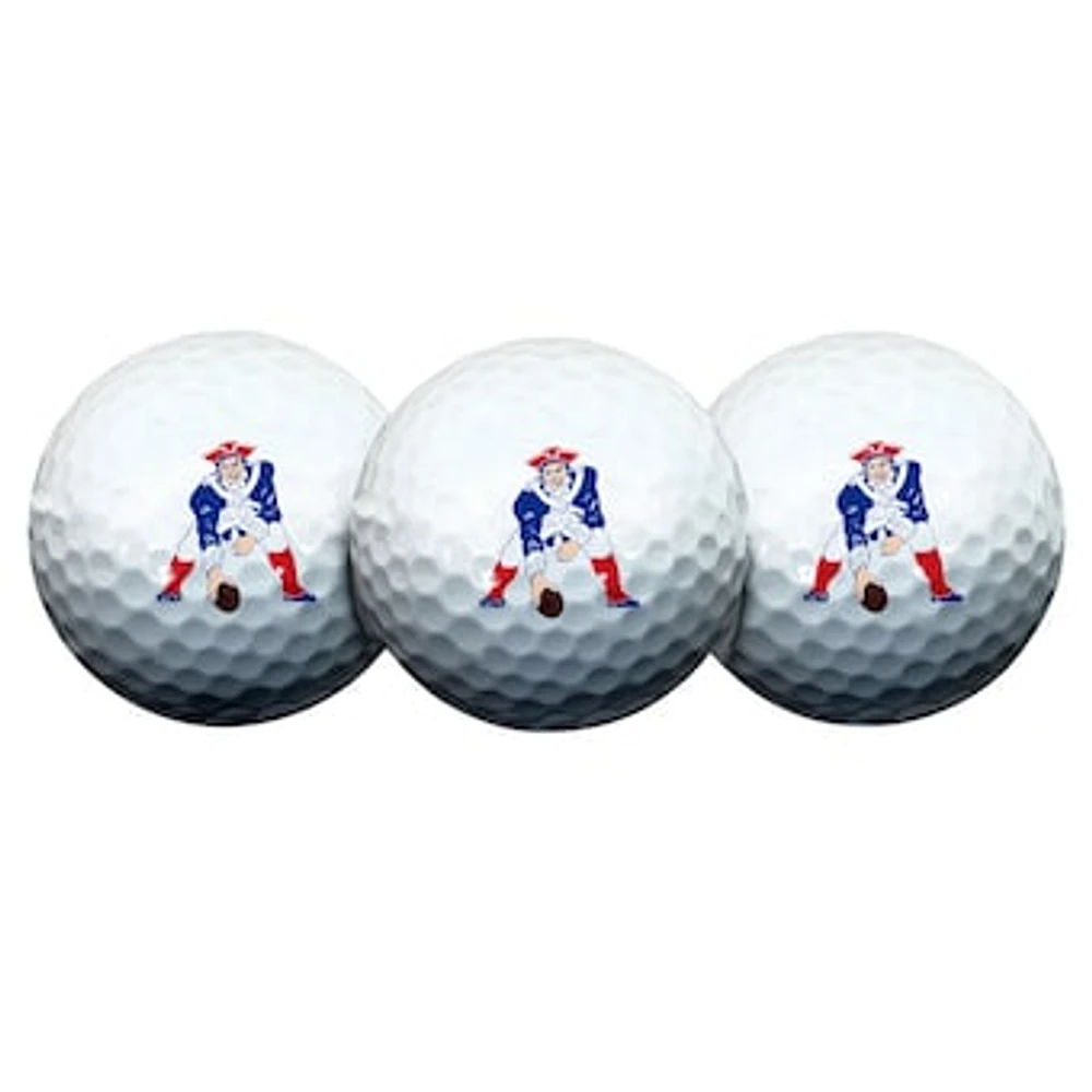 WinCraft New England Patriots 3-Pack Golf Ball Set