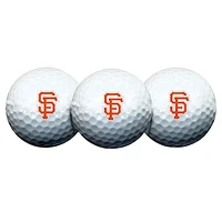 WinCraft San Francisco Giants 3-Pack Golf Ball Set