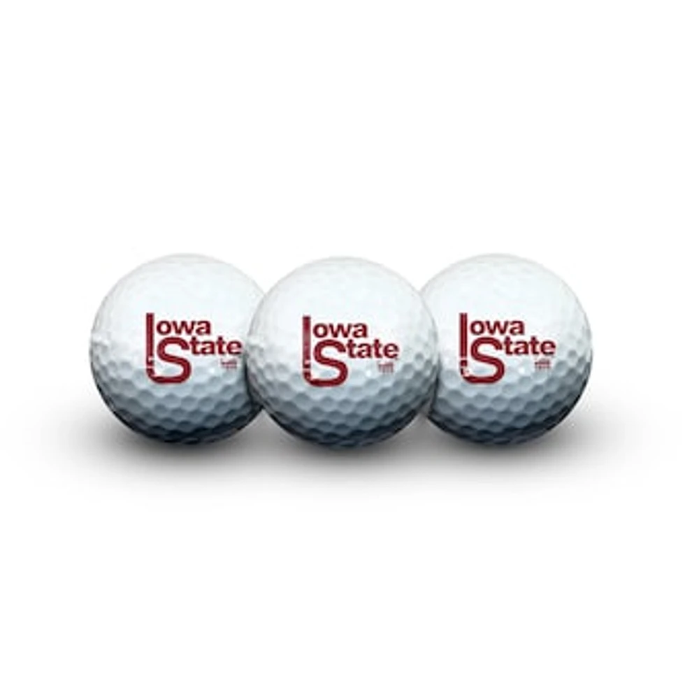 WinCraft Iowa State Cyclones 3-Pack Golf Ball Set