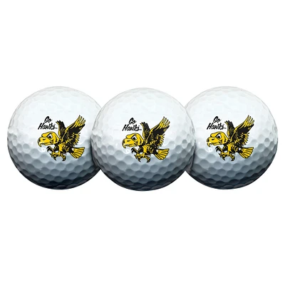 WinCraft Iowa Hawkeyes 3-Pack Golf Ball Set