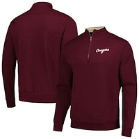 Men's Colosseum Maroon Charleston Cougars Tortugas Quarter-Zip Sweatshirt