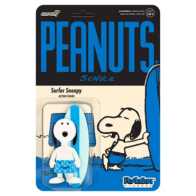 Super7 Peanuts Surfer Snoopy ReActon Figure - Wave 5