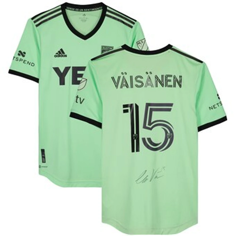 Leo Väisänen Austin FC Autographed Match-Used #15 Mint Jersey from the 2023 MLS Season