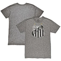 Men's 1863FC  Heather Gray Santos FC Color Crest Twisted Tri-Blend Slub T-Shirt