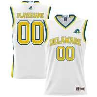 Men's GameDay Greats White Delaware Fightin' Blue Hens NIL Pick-A-Player Basketball Jersey