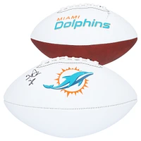 De’Von Achane Miami Dolphins Autographed Jardin White Panel Football