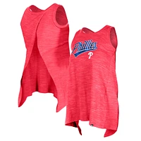 Women's New Era Red Philadelphia Phillies Space-Dye Active Tank Top