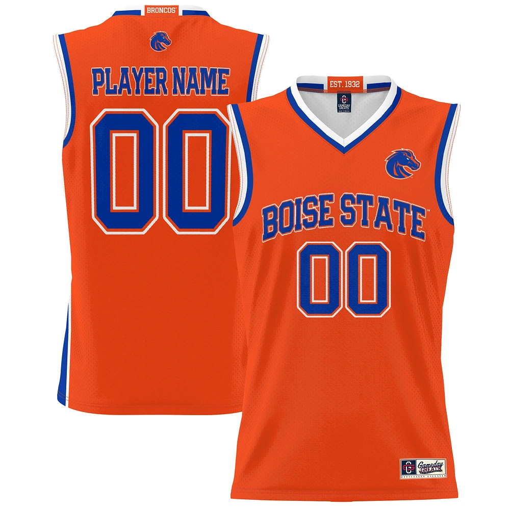 Unisex GameDay Greats Orange Boise State Broncos NIL Pick-A-Player Lightweight Women's Basketball Jersey