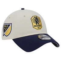 Men's New Era White Nashville SC 2024 Kick Off Collection 9TWENTY Adjustable Hat