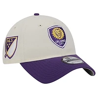 Men's New Era White Orlando City SC 2024 Kick Off Collection 9TWENTY Adjustable Hat