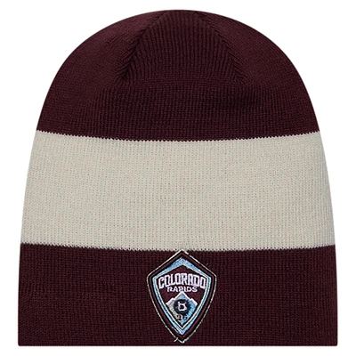 Men's New Era Burgundy Colorado Rapids 2024 Kick Off Collection Knit Beanie