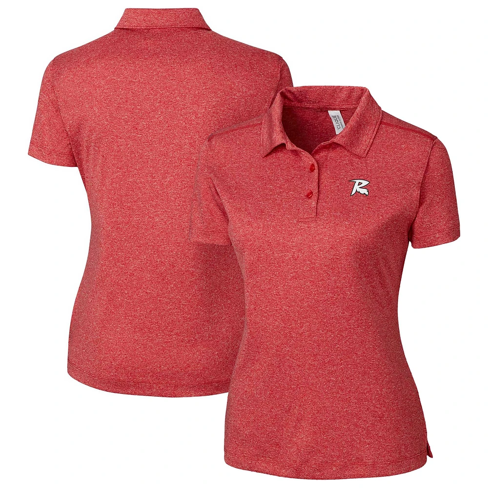 Women's Cutter & Buck Heather Richmond Flying Squirrels Clique Charge Active Polo
