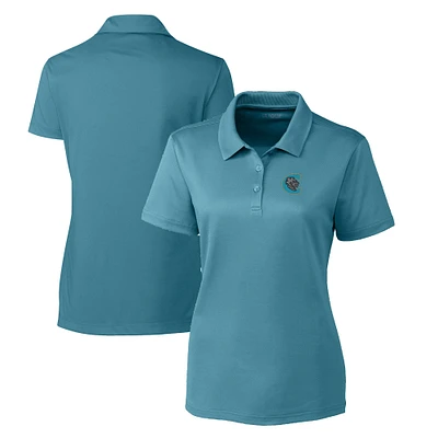 Women's Cutter & Buck  Blue Charlotte Knights Clique Spin Eco Performance Pique Polo