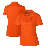 Women's Cutter & Buck  Orange Fresno Grizzlies Clique Spin Eco Performance Pique Polo