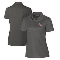 Women's Cutter & Buck  Steel Louisville Bats Clique Spin Eco Performance Pique Polo