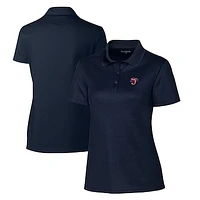 Women's Cutter & Buck  Navy Jacksonville Jumbo Shrimp Clique Spin Eco Performance Pique Polo