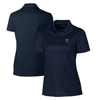Women's Cutter & Buck  Navy Jacksonville Jumbo Shrimp Clique Spin Eco Performance Pique Polo