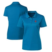 Women's Cutter & Buck  Aqua Jacksonville Jumbo Shrimp Clique Spin Eco Performance Pique Polo