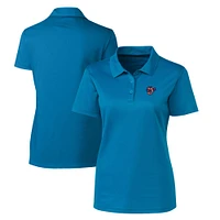 Women's Cutter & Buck  Aqua Jacksonville Jumbo Shrimp Clique Spin Eco Performance Pique Polo