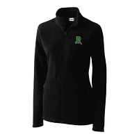 Women's Cutter & Buck  Black Dayton Dragons Clique Summit Performance Fleece Raglan Full-Zip Jacket