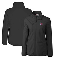 Women's Cutter & Buck Buffalo Bisons Clique Trail Stretch Softshell Full-Zip Jacket
