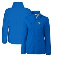 Women's Cutter & Buck  Royal Frisco RoughRiders Clique Trail Stretch Softshell Full-Zip Jacket