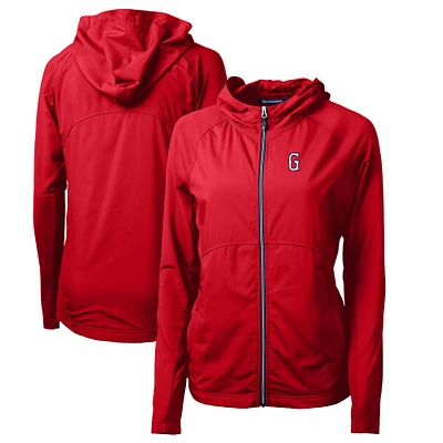 Women's Cutter & Buck Greenville Drive Adapt Eco Knit Hybrid Recycled Raglan Full-Zip Jacket