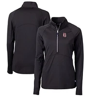 Women's Cutter & Buck Birmingham Barons Adapt Eco Knit Stretch Recycled Half-Zip Top