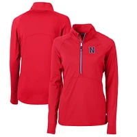 Women's Cutter & Buck Nashville Sounds Adapt Eco Knit Stretch Recycled Half-Zip Top