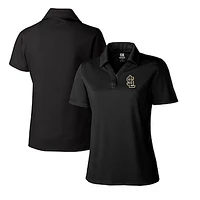 Women's Cutter & Buck  Black Salt Lake Bees CB DryTec Genre Textured Solid Polo