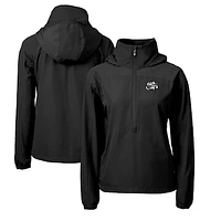 Women's Cutter & Buck Omaha Storm Chasers Charter Eco Recycled Half-Zip Anorak Jacket