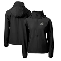 Women's Cutter & Buck Omaha Storm Chasers Charter Eco Recycled Half-Zip Anorak Jacket