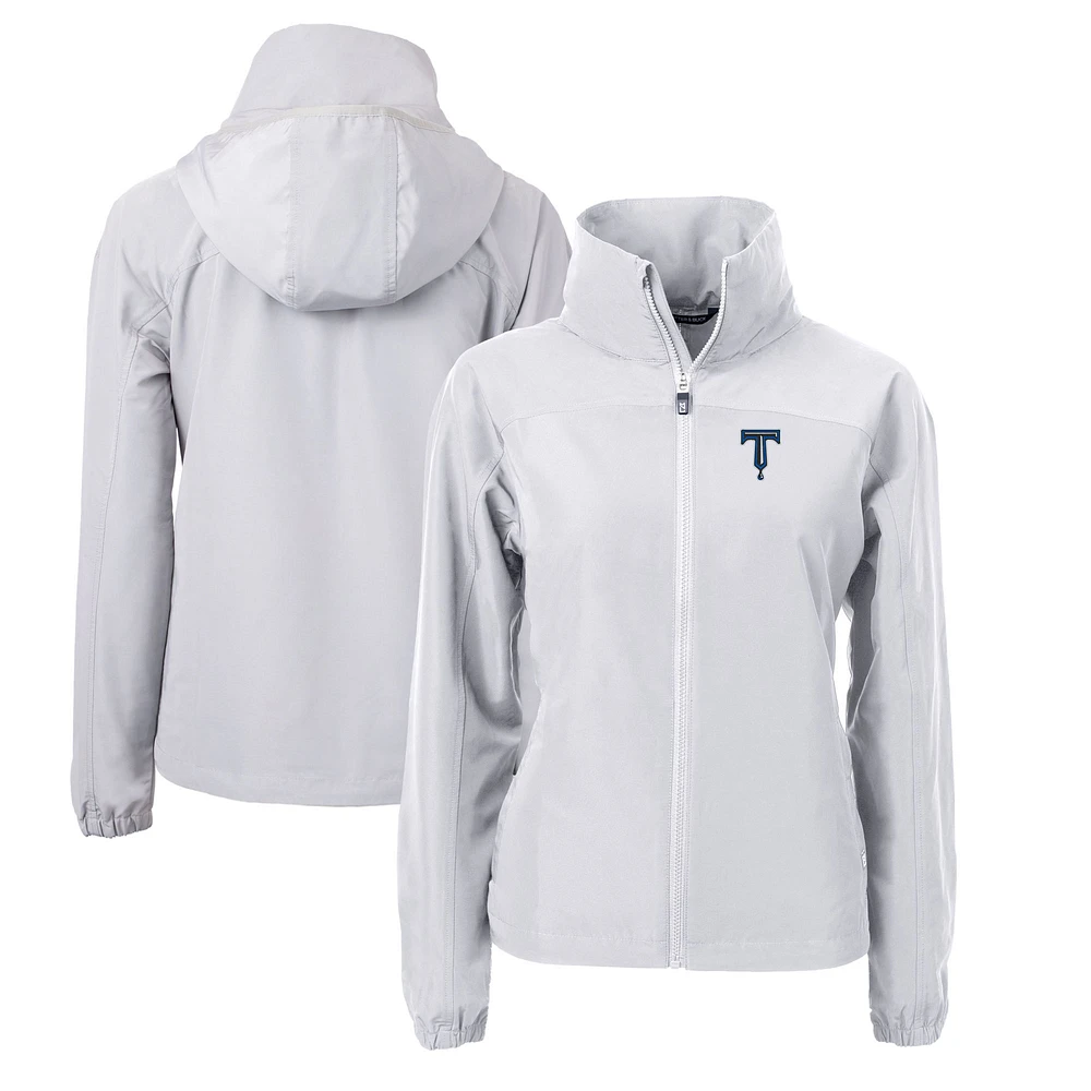 Women's Cutter & Buck Tulsa Drillers Charter Eco Recycled Full-Zip Jacket