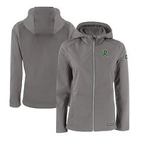 Women's Cutter & Buck  Steel Dayton Dragons Evoke Eco Softshell Recycled Full-Zip Jacket