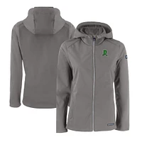 Women's Cutter & Buck  Steel Dayton Dragons Evoke Eco Softshell Recycled Full-Zip Jacket