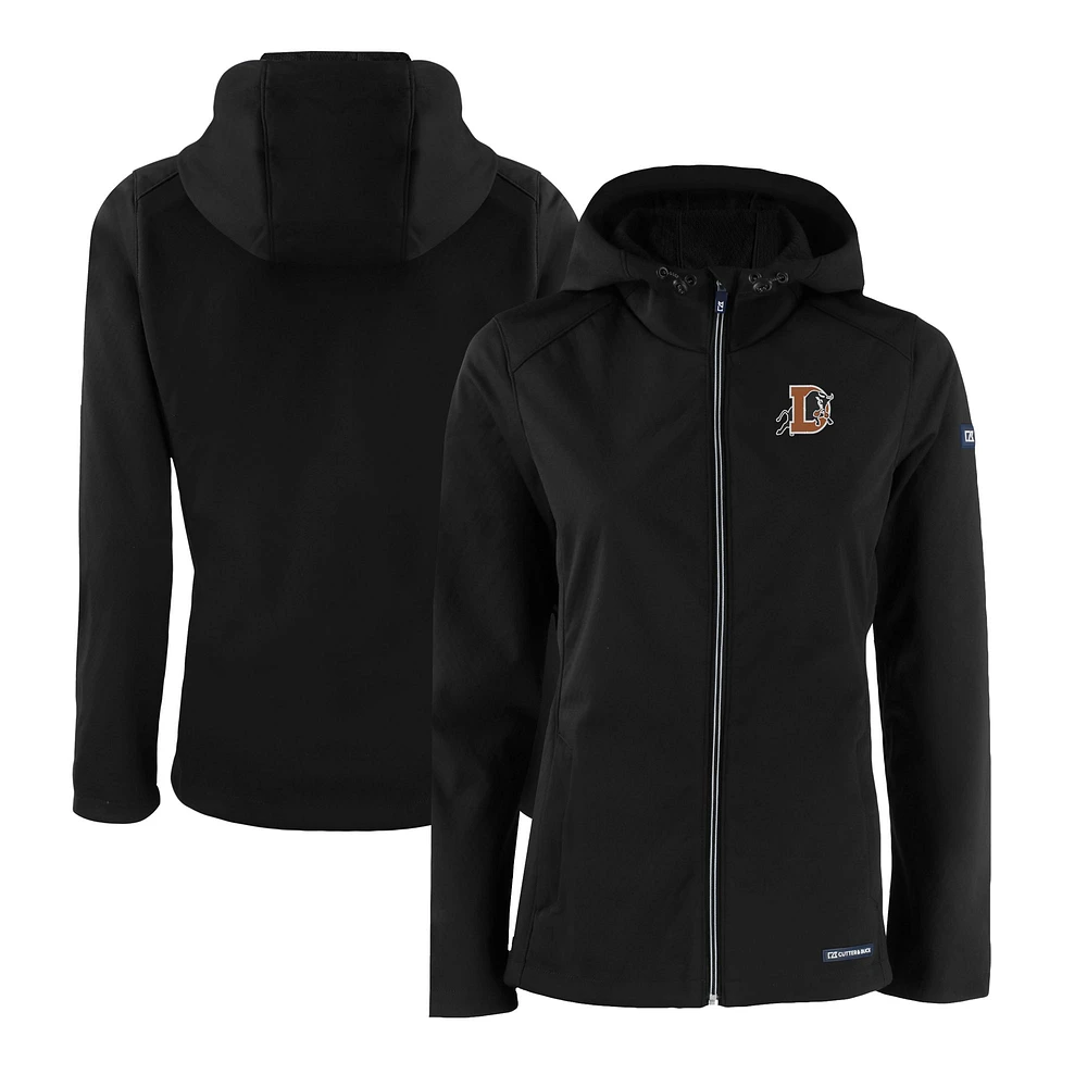 Women's Cutter & Buck Durham Bulls Evoke Eco Softshell Recycled Full-Zip Jacket