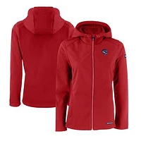 Women's Cutter & Buck Binghamton Rumble Ponies Evoke Eco Softshell Recycled Full-Zip Jacket
