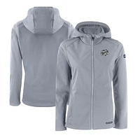 Women's Cutter & Buck Omaha Storm Chasers Evoke Eco Softshell Recycled Full-Zip Jacket