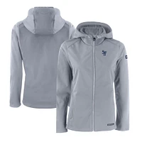 Women's Cutter & Buck Scranton Wilkes-Barre RailRiders Evoke Eco Softshell Recycled Full-Zip Jacket