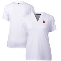Women's Cutter & Buck  White Fort Wayne TinCaps Forge DryTec Heathered Stretch Blade Top