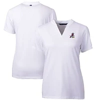 Women's Cutter & Buck  White Springfield Cardinals Forge DryTec Heathered Stretch Blade Top