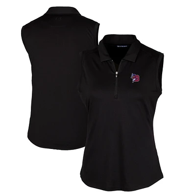 Women's Cutter & Buck  Black Buffalo Bisons Forge DryTec Stretch Sleeveless Polo
