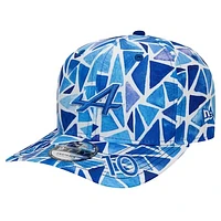 Men's New Era Pierre Gasly White/Blue Alpine 2024 Spanish Grand Prix 9FIFTY Snapback Hat