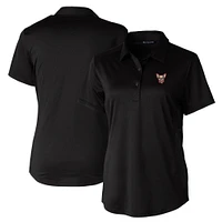 Women's  Cutter & Buck Black El Paso Chihuahuas Prospect Textured Stretch Polo